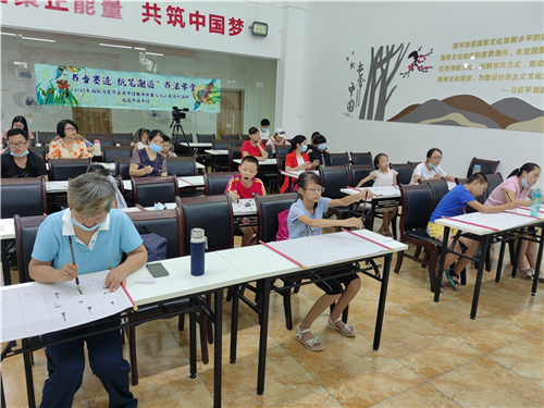 市图书馆举办书法学堂公益文化培训
