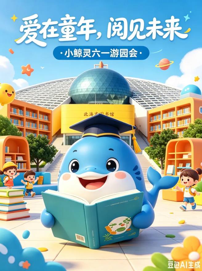 爱在童年，阅见未来丨北海市萌娃集合！这场小鲸灵六一游园会，好玩到不想走！